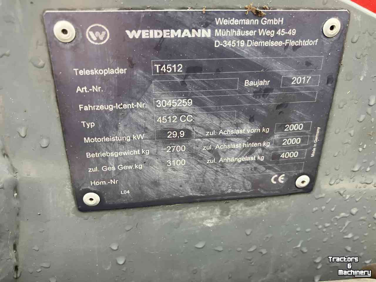 Wheelloader Wiedenmann 4512 T
