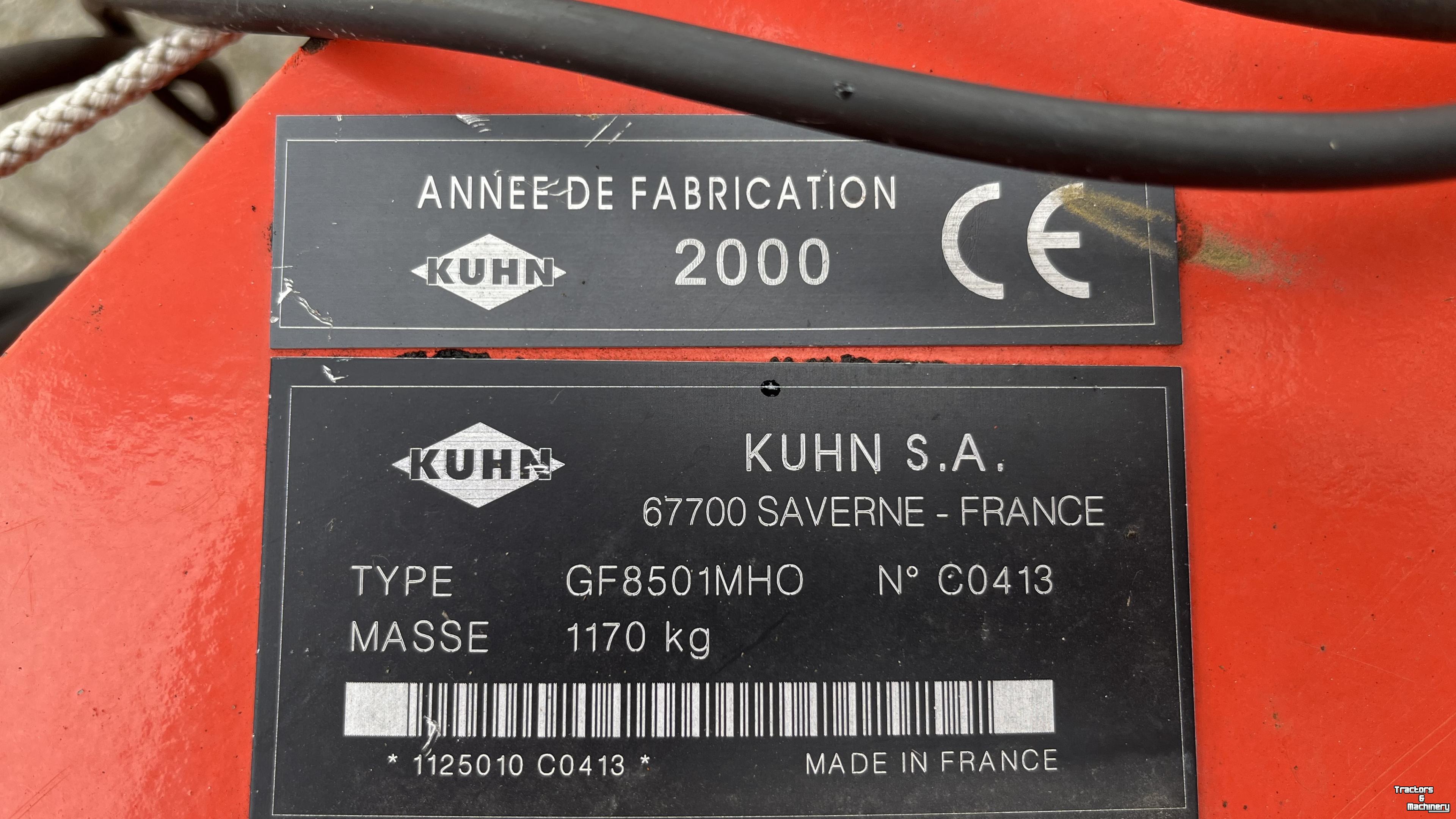 Tedder Kuhn GF 8501 MHO