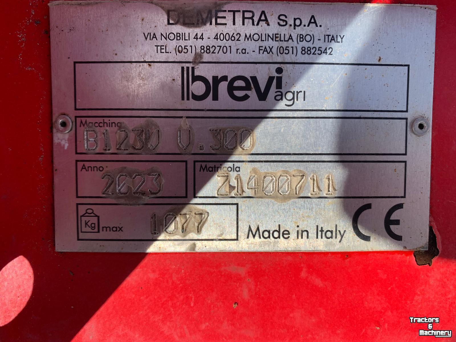 Rotary Tiller Breviglieri B1230 V.300