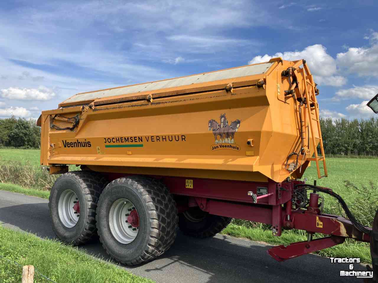 Earth- / Sand-dumper Veenhuis JVZK 21000 te huur, huren.
