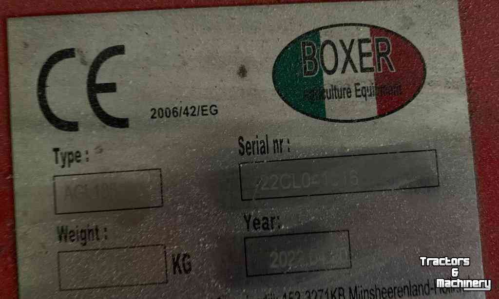 Flail mower Boxer AGL185 Klepelmaaier