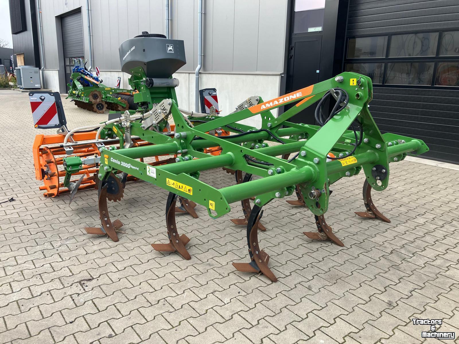 Cultivator Amazone Cenio 3000 met kooirol SW 600 & GreenDrill 200-E