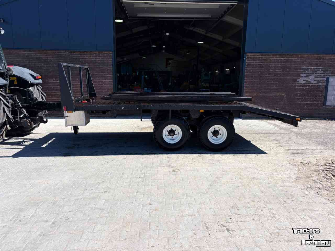 Low loader / Semi trailer  2 Assige oprijwagen