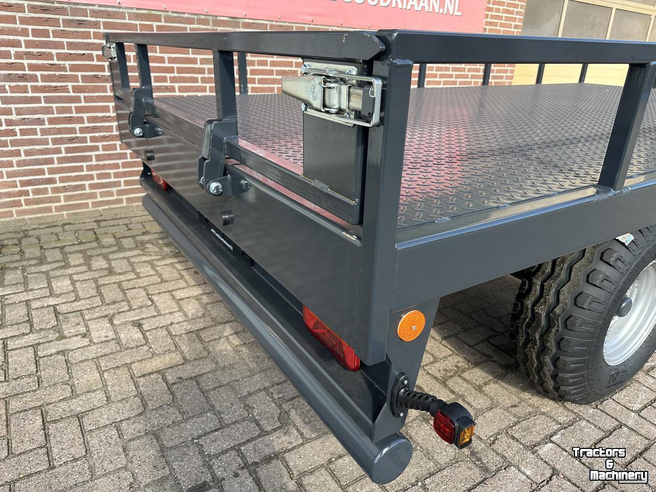 Agricultural wagon AGM Bakkenwagen voor achter een kraan/shovel