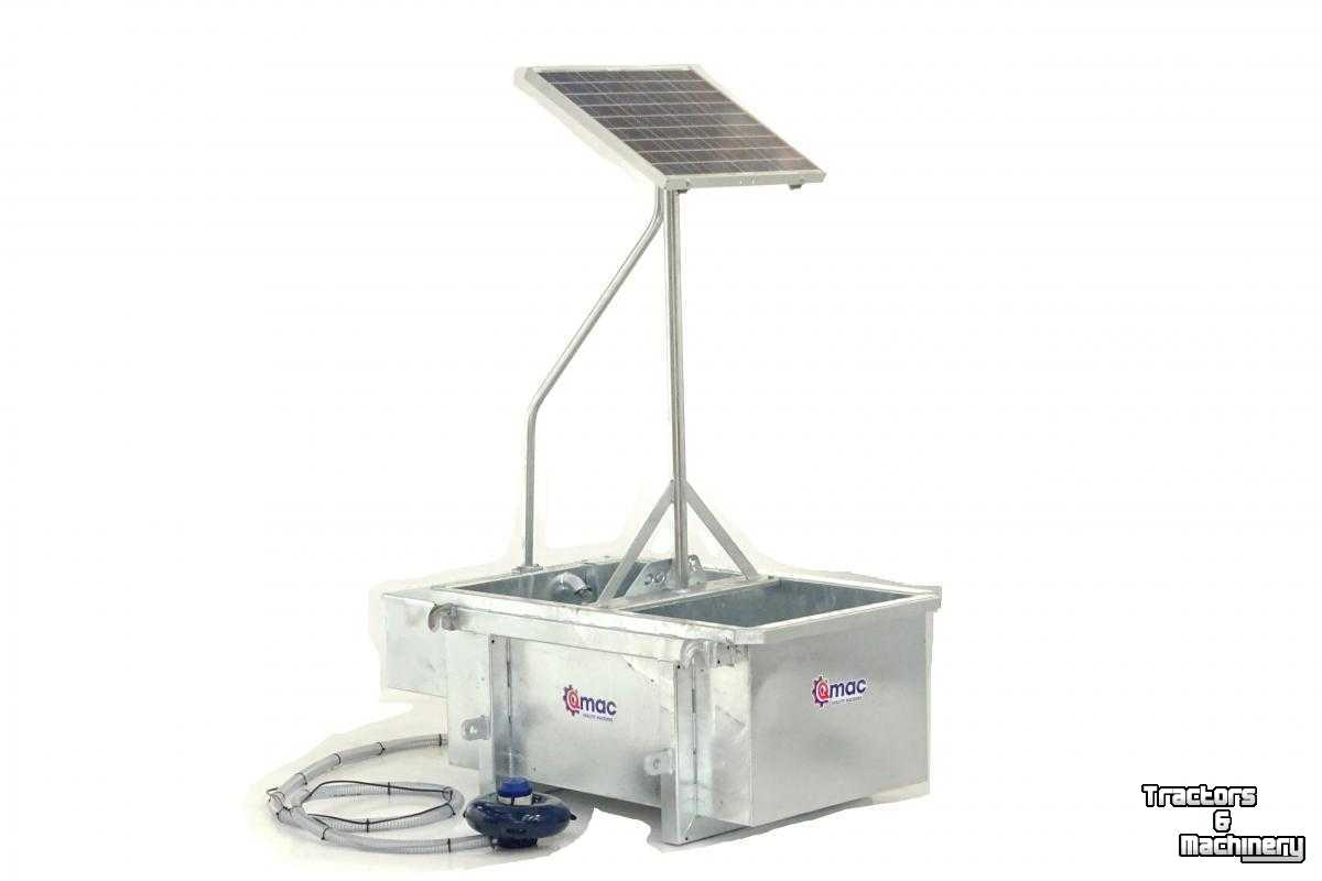 Water trough Solar Energy Qmac Zonnedrinkbak waterdrinkbak op zonne energie