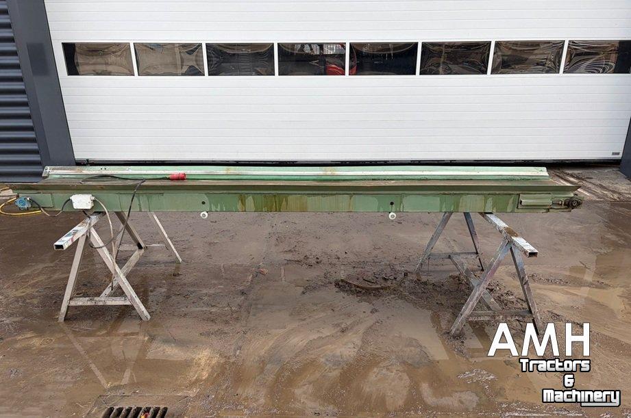 Conveyor  4150X400 TRANSPORTBAND VLAKKE BAND FLAT BELT CONVEYOR BELT FLACHBAND FÖRDERBAND