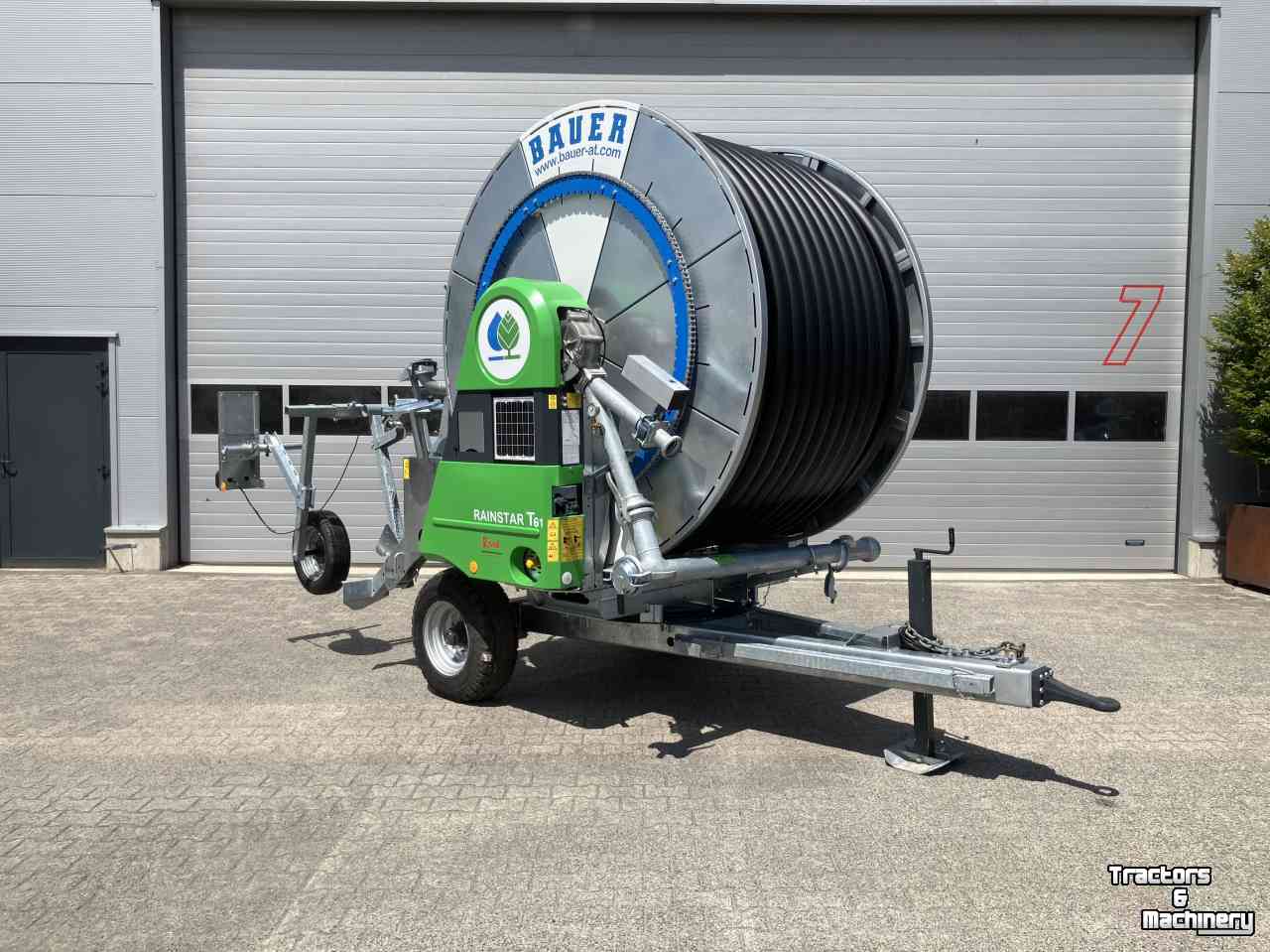 Irrigation hose reel Bauer Rainstar T61 100-360