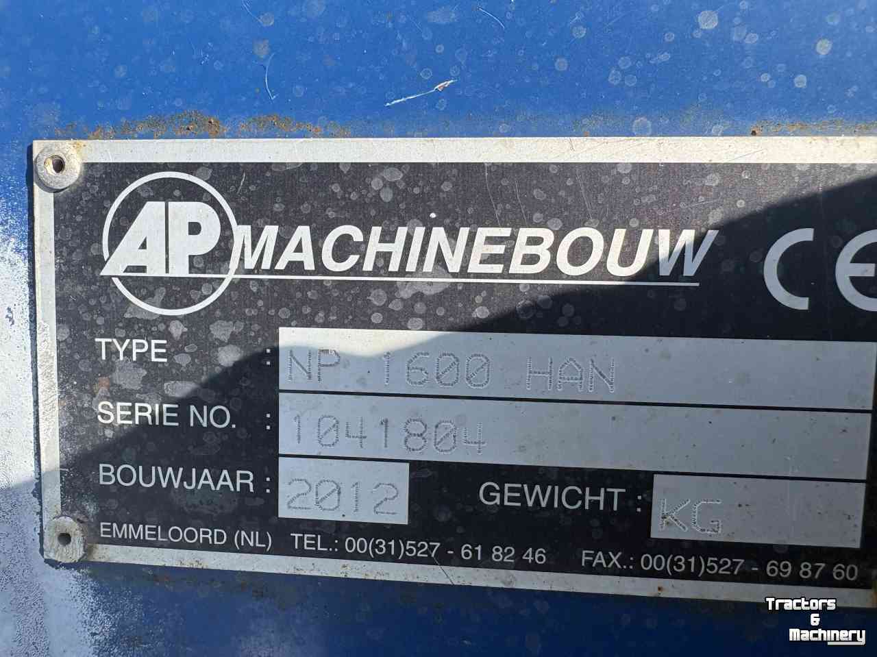 Silage cutting bucket AP NP 1600 HAN