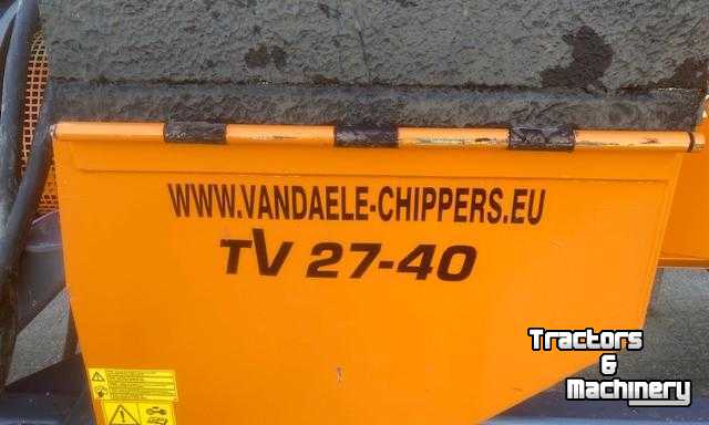 Wood shredder VanDaele TV 27-40 EBT Elektrische Houtversnipperaar