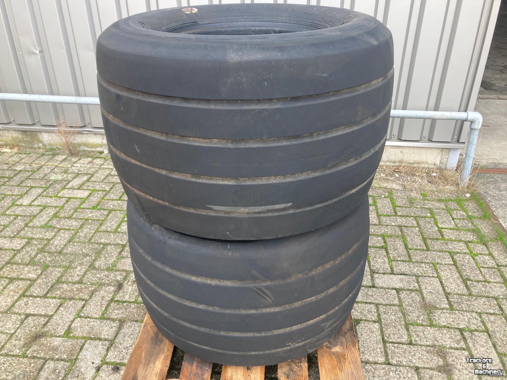 Wheels, Tyres, Rims & Dual spacers  Viskafors 555/45-17 Rib trailer