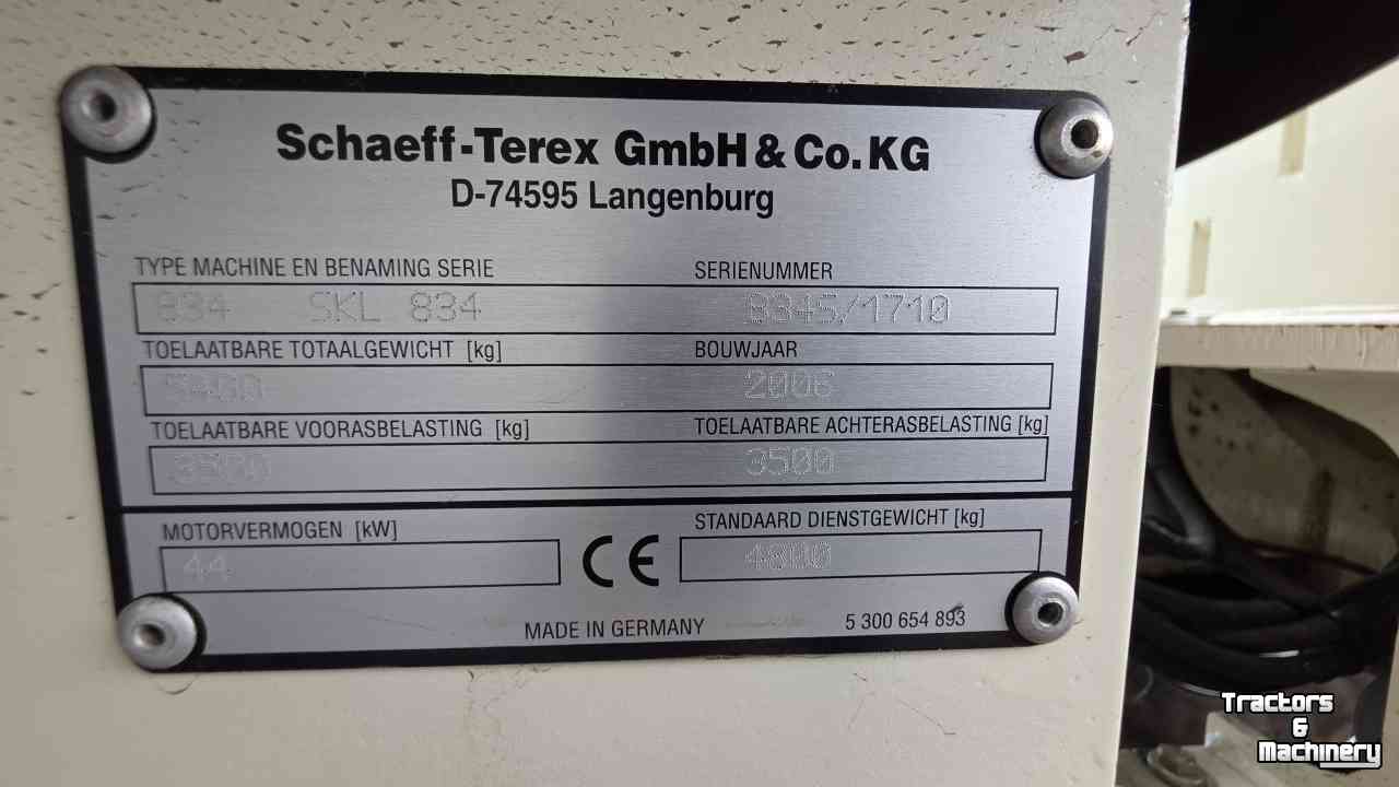 Wheelloader Terex SKL834