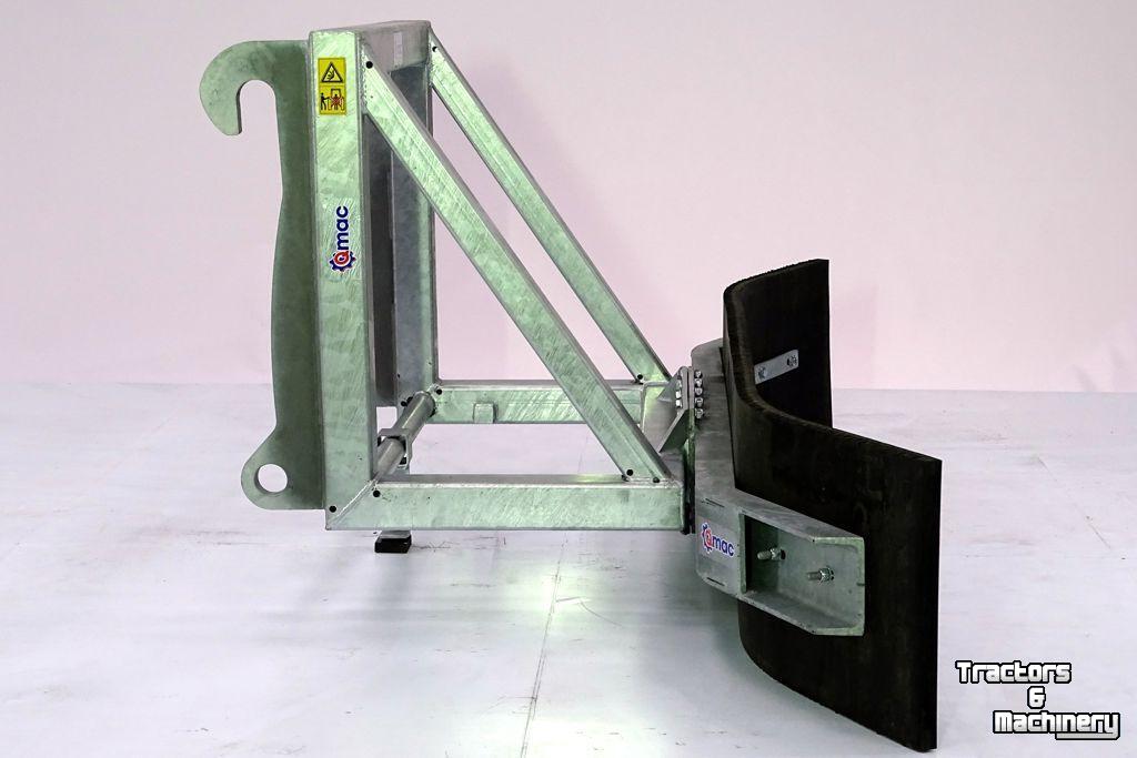 Rubber yard scraper Qmac 180 SCHUIF VAST VOLVO L50-L60-L90