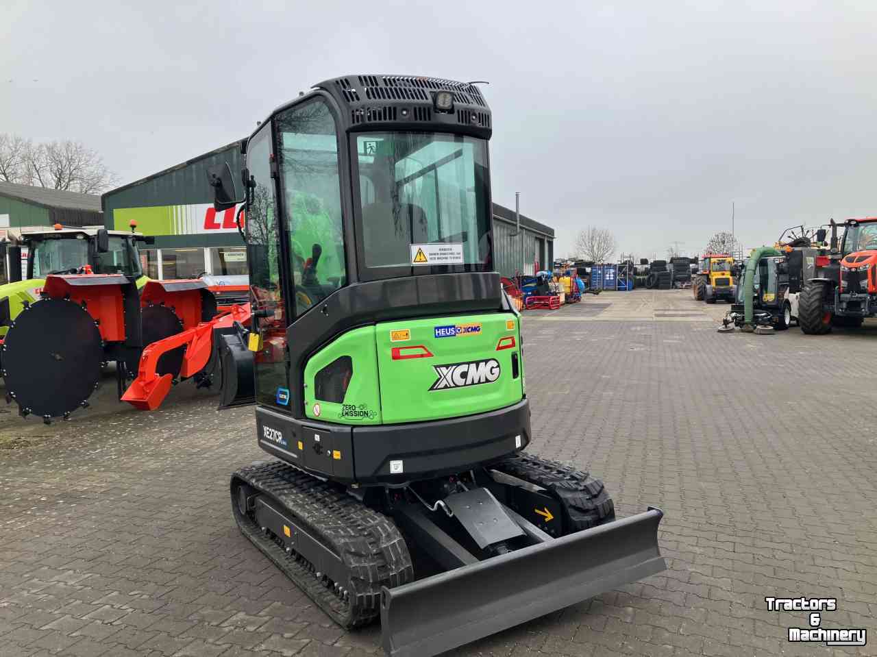 Excavator tracks XCMG XE27CREV  electrische minigraver graafmachine