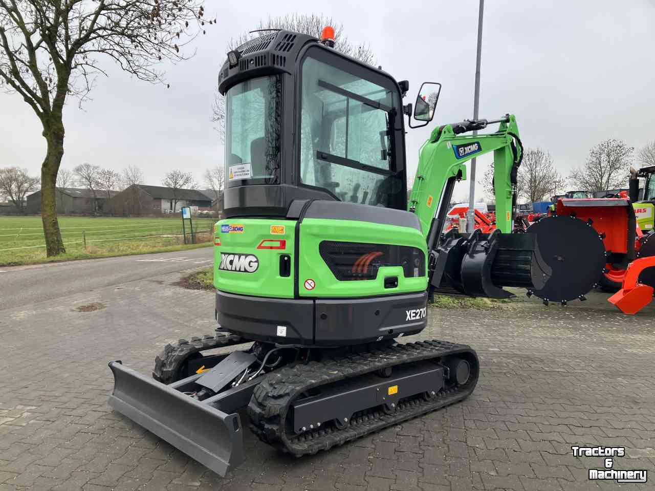 Excavator tracks XCMG XE27CREV  electrische minigraver graafmachine