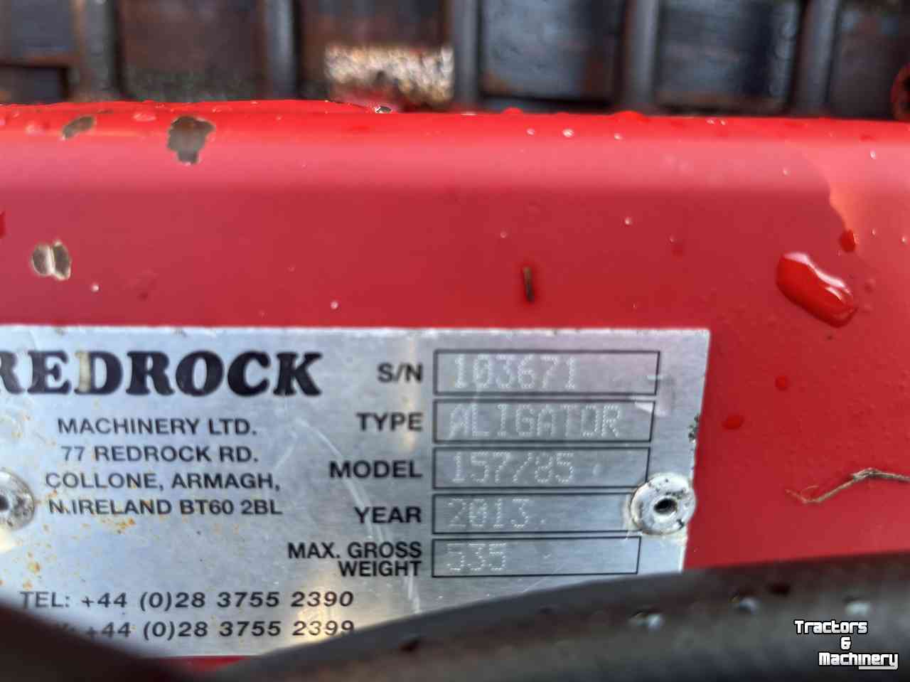 Silage cutting bucket Redrock 150/80