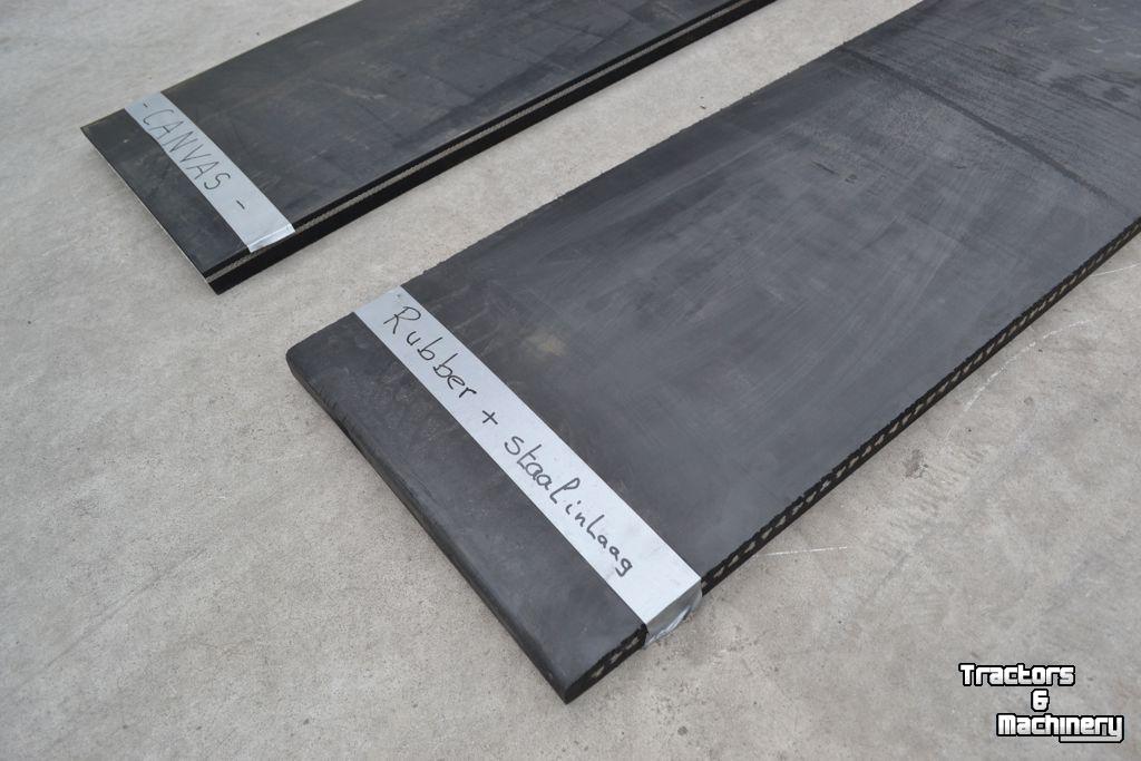 Rubber yard scraper Qmac RUBBERMAT STAAL 2.50
