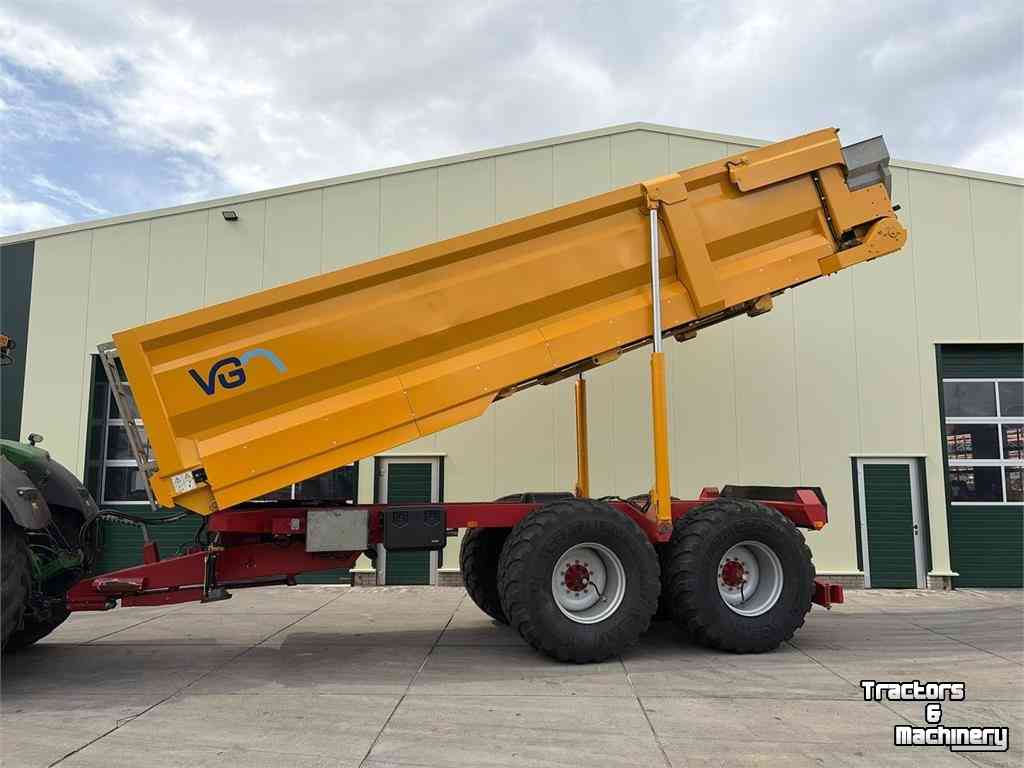 Elevated dumptrailer VGM High Loader 22 hooglosser