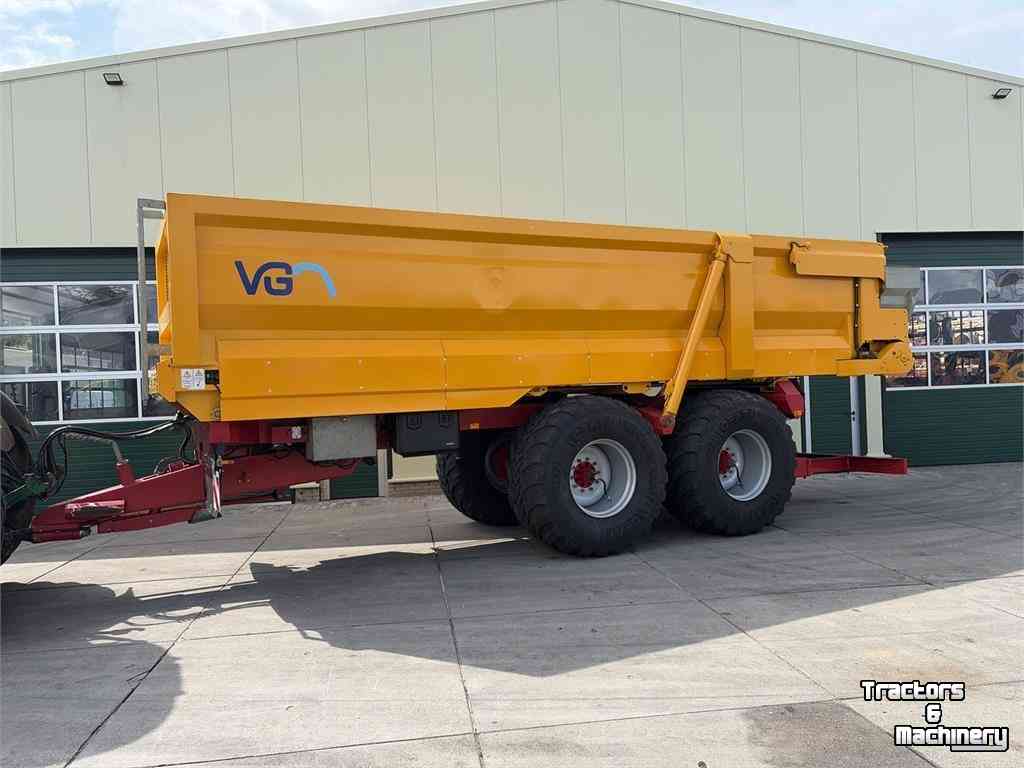 Elevated dumptrailer VGM High Loader 22 hooglosser