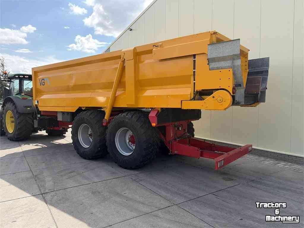 Elevated dumptrailer VGM High Loader 22 hooglosser