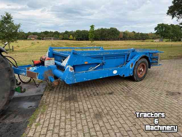 Low loader / Semi trailer  Rutmann oprijwagen met kenteken