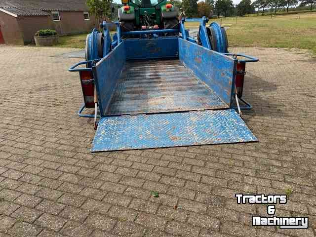 Low loader / Semi trailer  Rutmann oprijwagen met kenteken