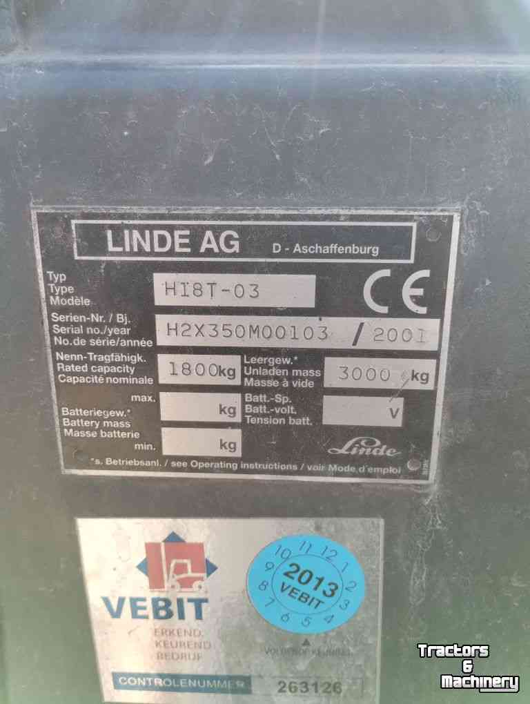 Forklift Linde H18T - 03