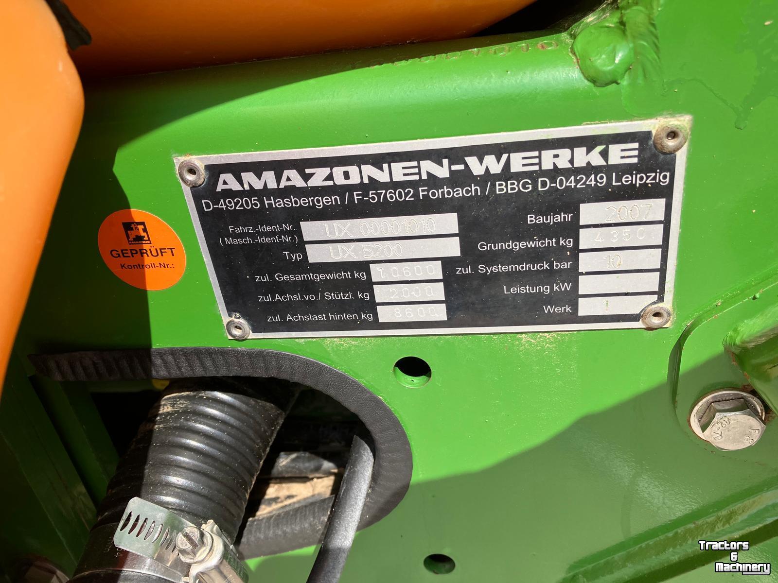Fieldsprayer Amazone UX 5200-40-3