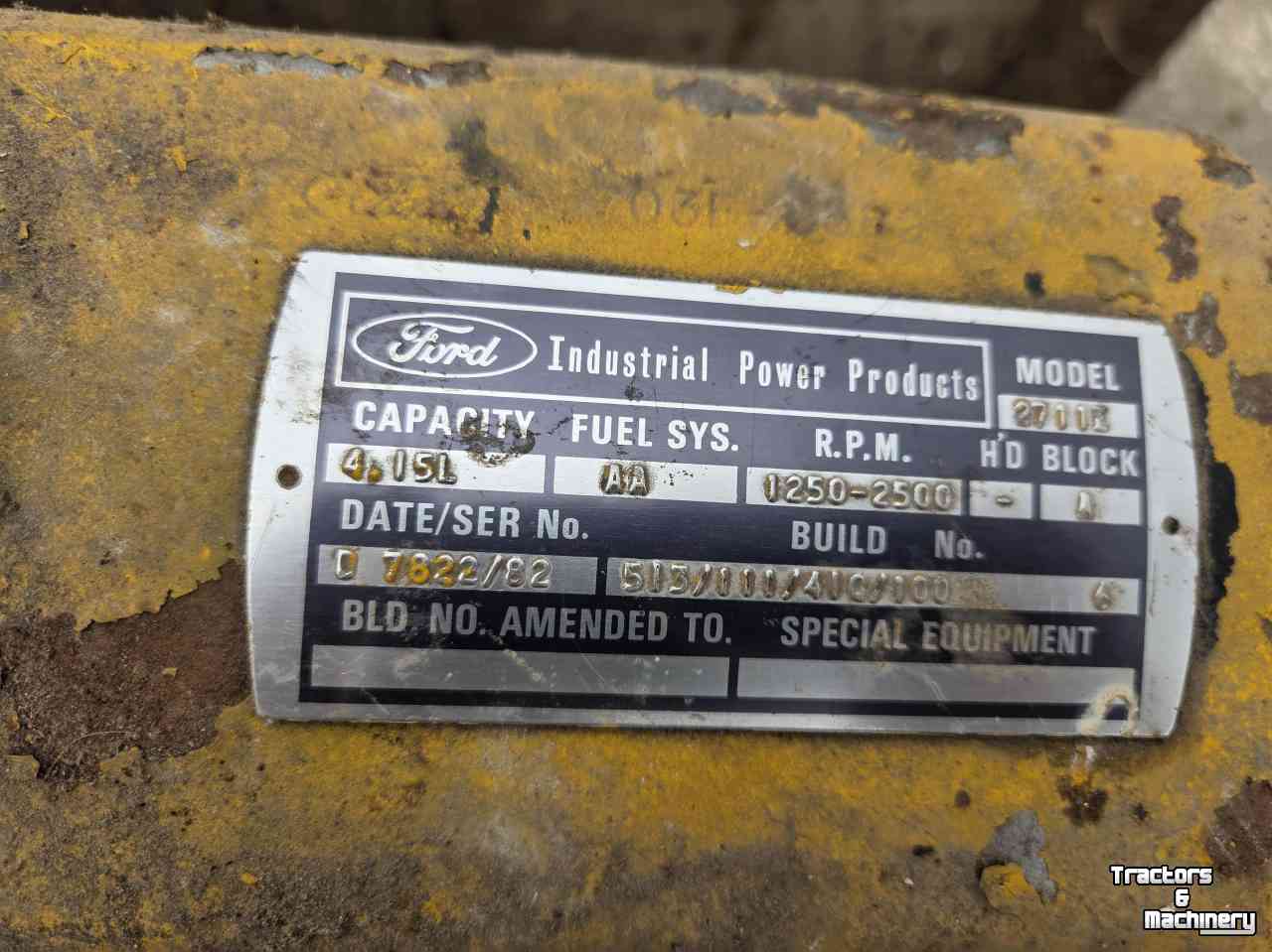 Engine Ford 2711E
