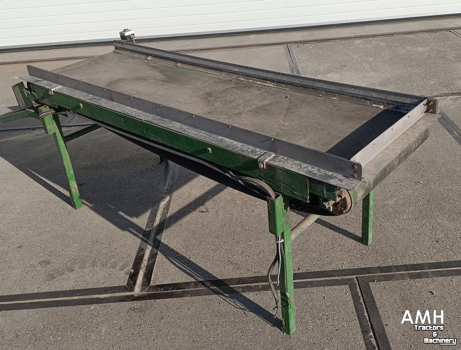 Conveyor  Vlakke leesband 2100x600 LEESBAND TRANSPORTBAND VLAKKE BAND FLAT BELT INSPECTION CONVEYOR BELT FLACHBAND VERLESEBAND FÖRDERBAND