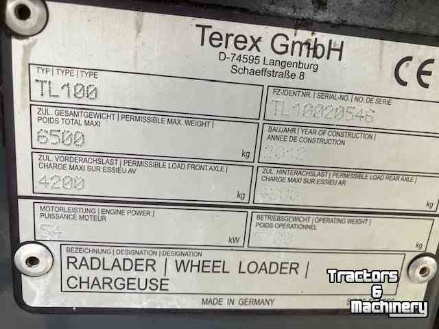 Wheelloader Terex TL100