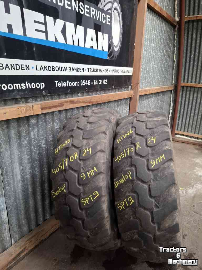 Wheels, Tyres, Rims & Dual spacers Dunlop 405/70R24