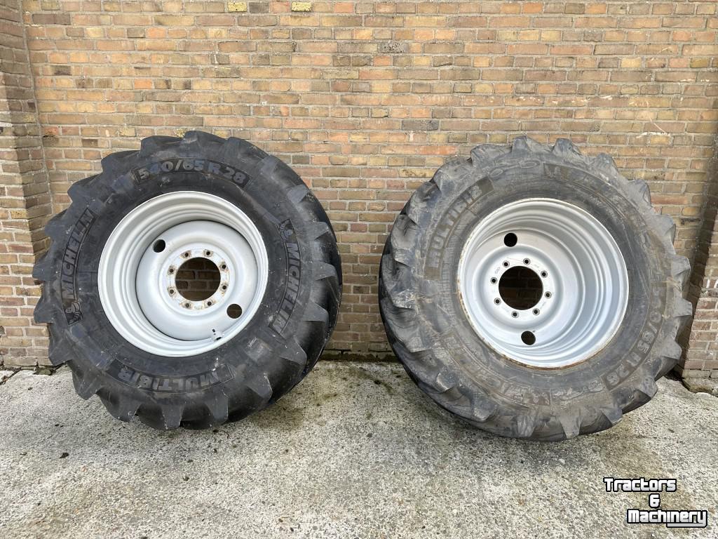 Wheels, Tyres, Rims & Dual spacers Michelin 540/65R28 <> 650/65R38