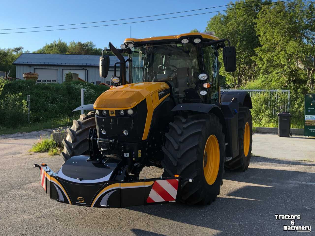 Frontweights JCB trekkerbumper + frontgewicht  (tractorbumper / Unterfahrschutz)