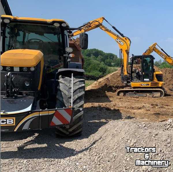 Frontweights JCB trekkerbumper + frontgewicht  (tractorbumper / Unterfahrschutz)