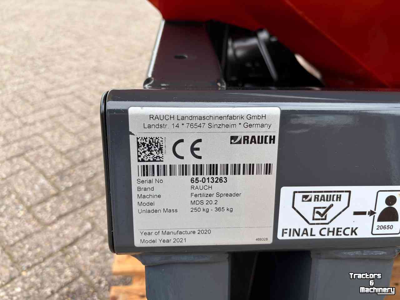 Fertilizer spreader Rauch MDS 20.2