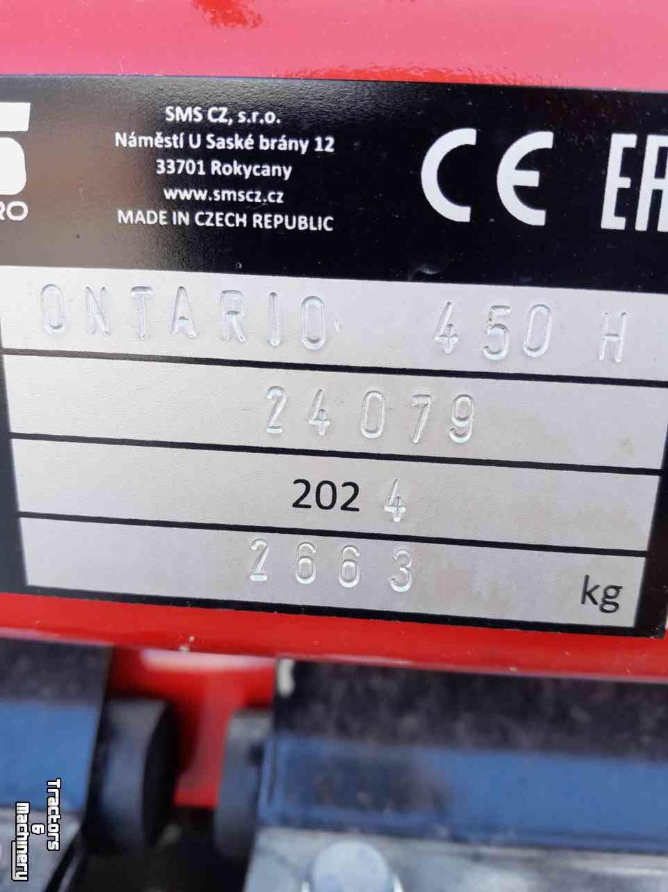Disc harrow SMS Ontario 450H schijveneg