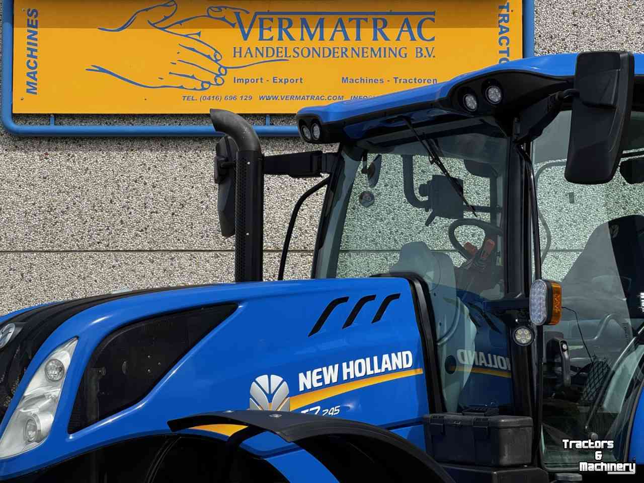 Tractor New Holland T7.245PC Stage V Fronthef Lucht Hydr rem  GPS 50km