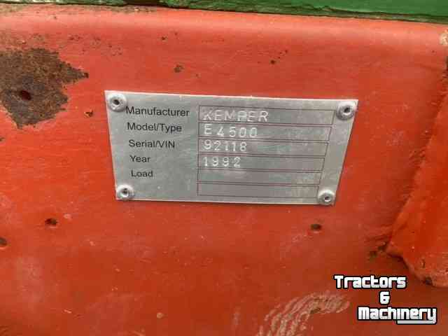 Manure spreader Kemper E 4500