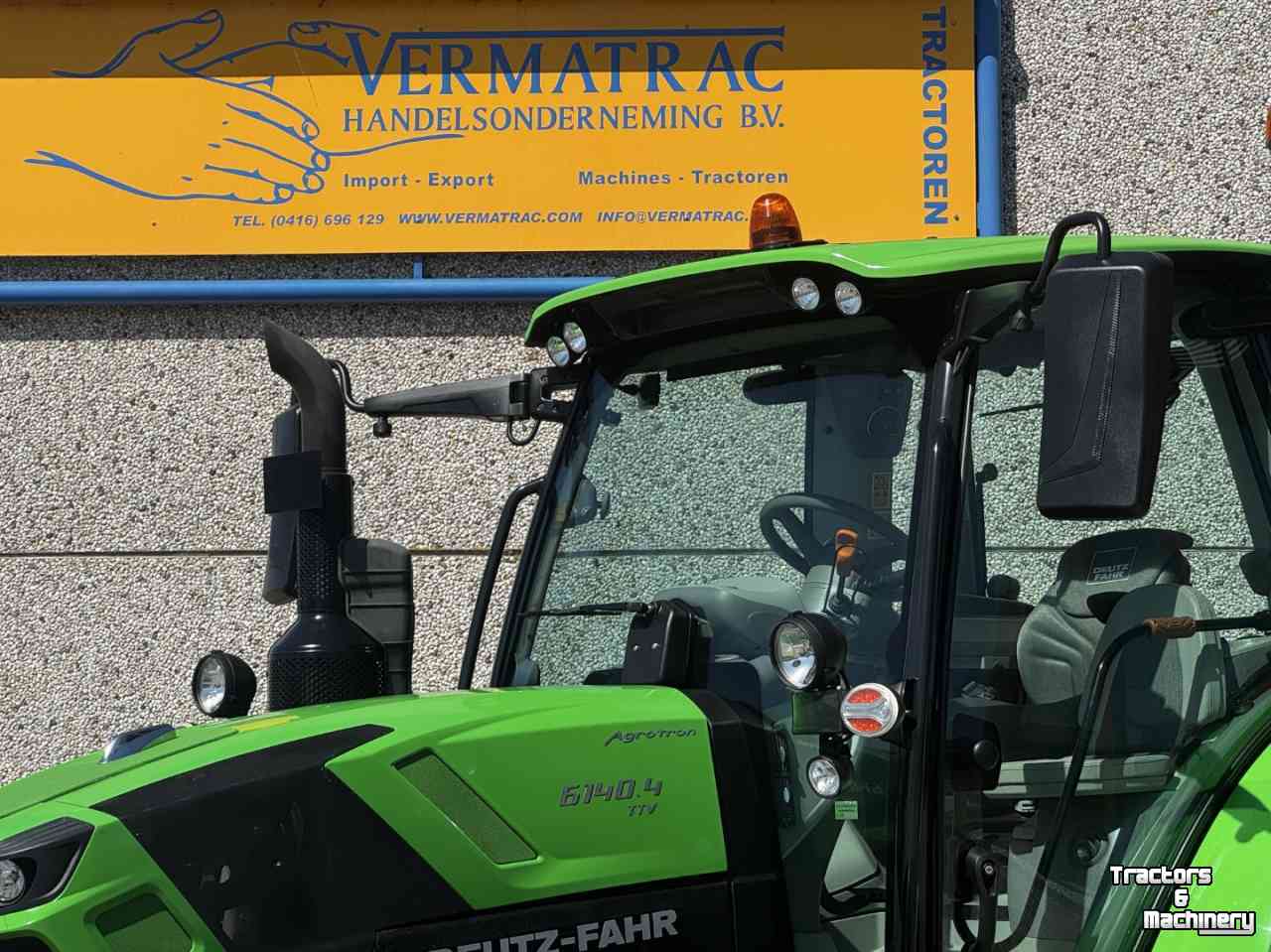 Tractor Deutz-Fahr Agrotron 6140-4TTV vario Fronthef Stage V  Hydr rem 50km