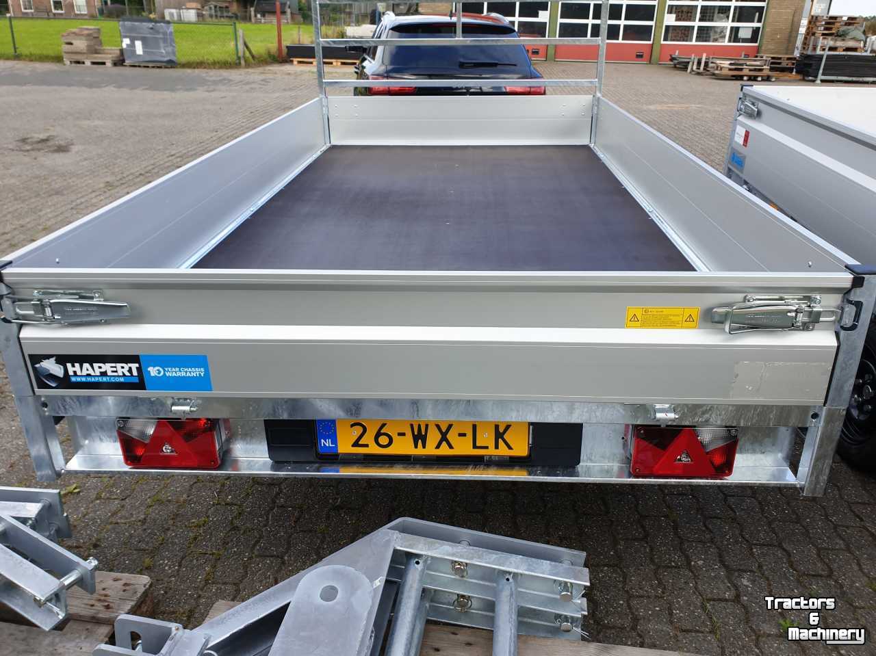 Low loader / Semi trailer Hapert Azure H2 - 335x180. 2700 KG aanhangwagen geremd