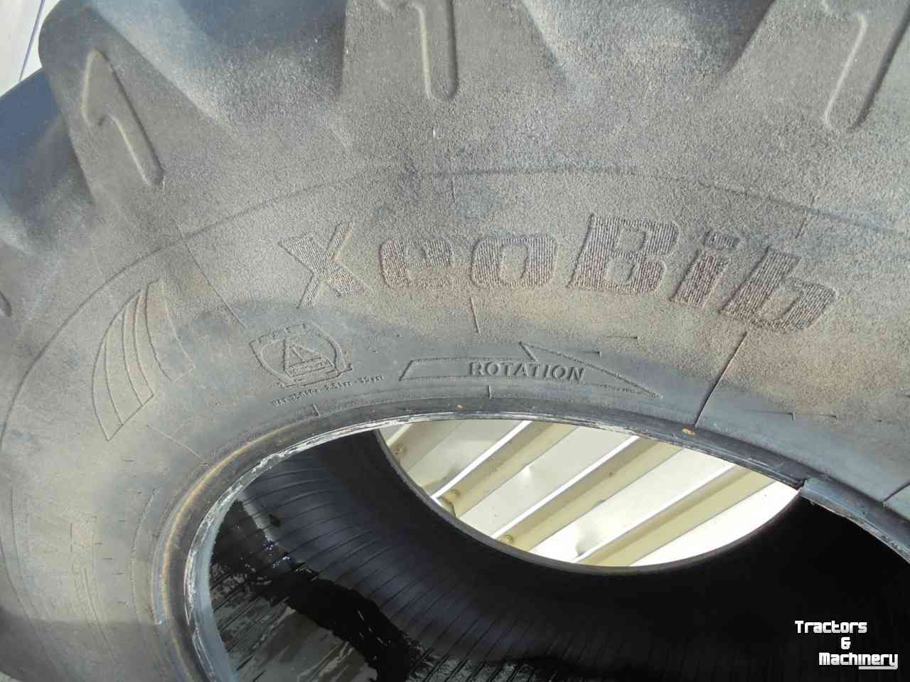 Wheels, Tyres, Rims & Dual spacers Michelin 600/60R28 Xeobib losse banden trekkerbanden voorbanden tractorbanden