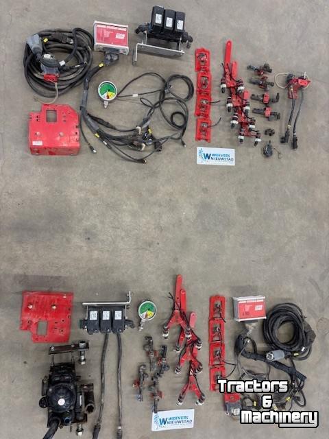 Diverse used spare-parts Grimme SPUITSET