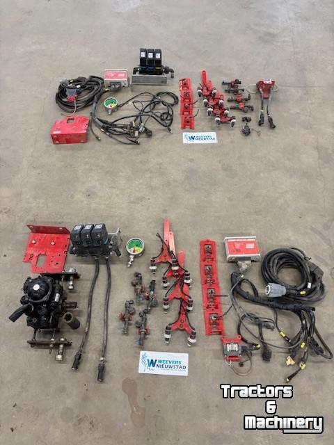 Diverse used spare-parts Grimme SPUITSET