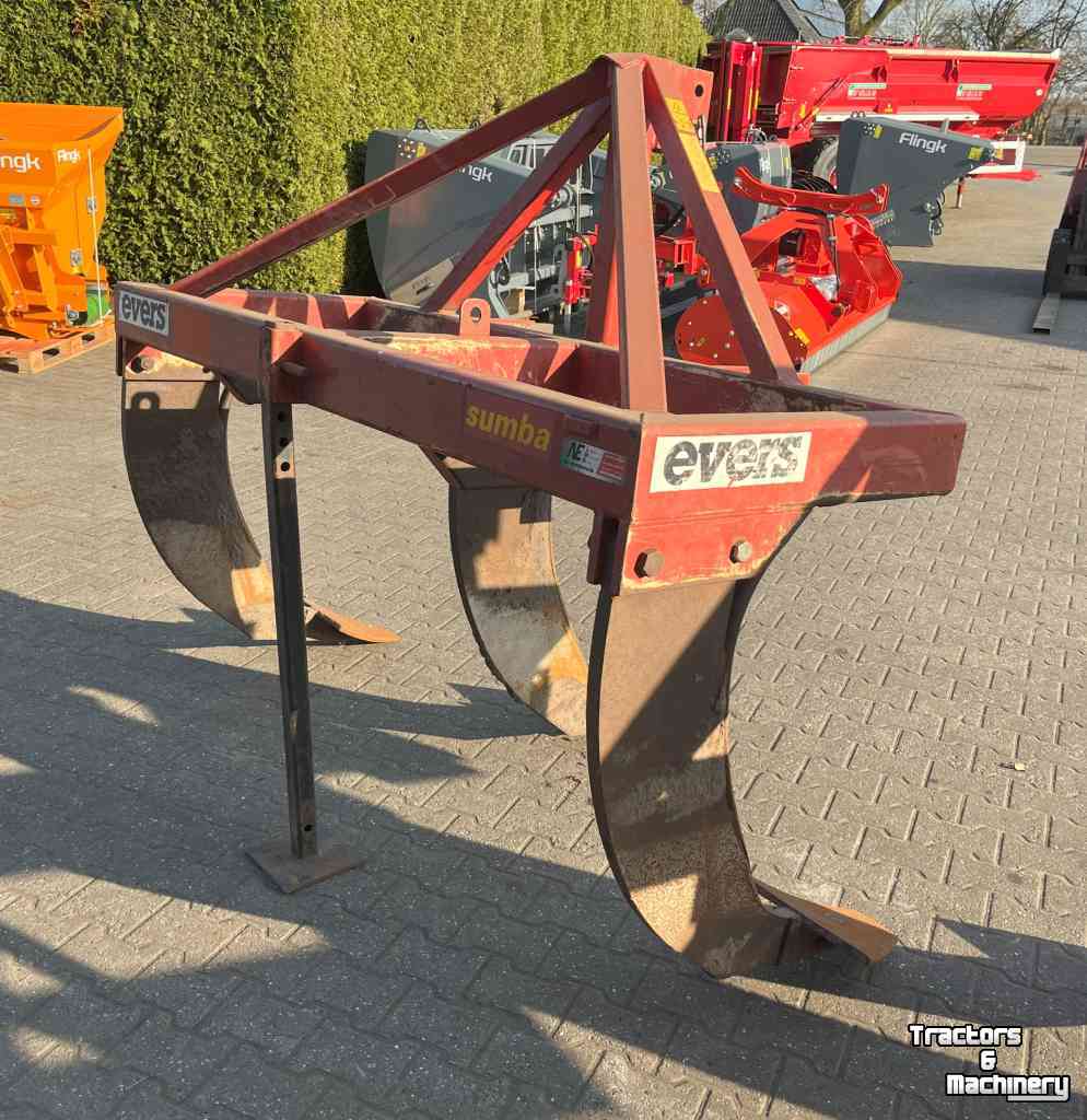 Deep subsoiler Evers Sumba WE-3M woeler, woelpoot, vaste tand, diepwoeler, grondbewerking