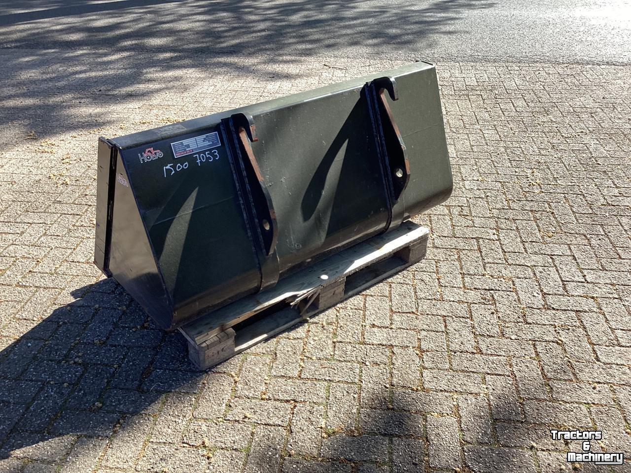 Wheelloader Weidemann grondbak 1.50 mtr  nw