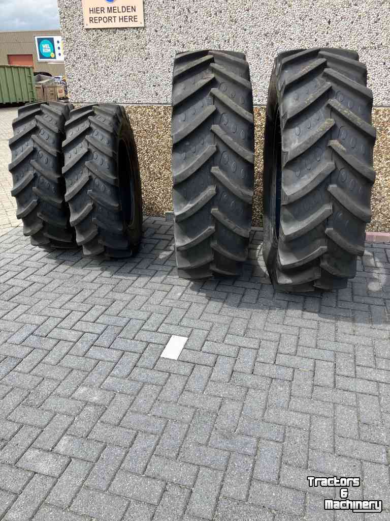Wheels, Tyres, Rims & Dual spacers BKT Set Agrimax RT765  380/70R28 35mm  480/70R38 45mm