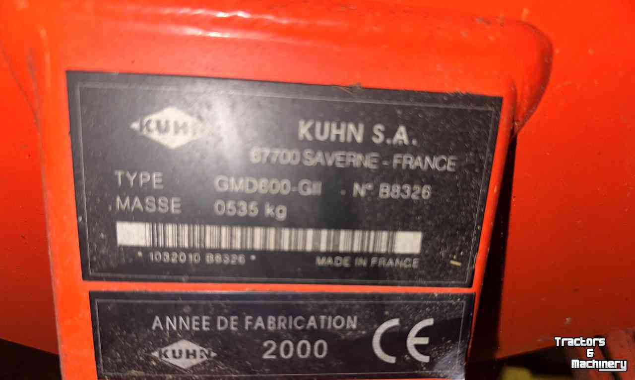 Mower Kuhn GMD600 GII