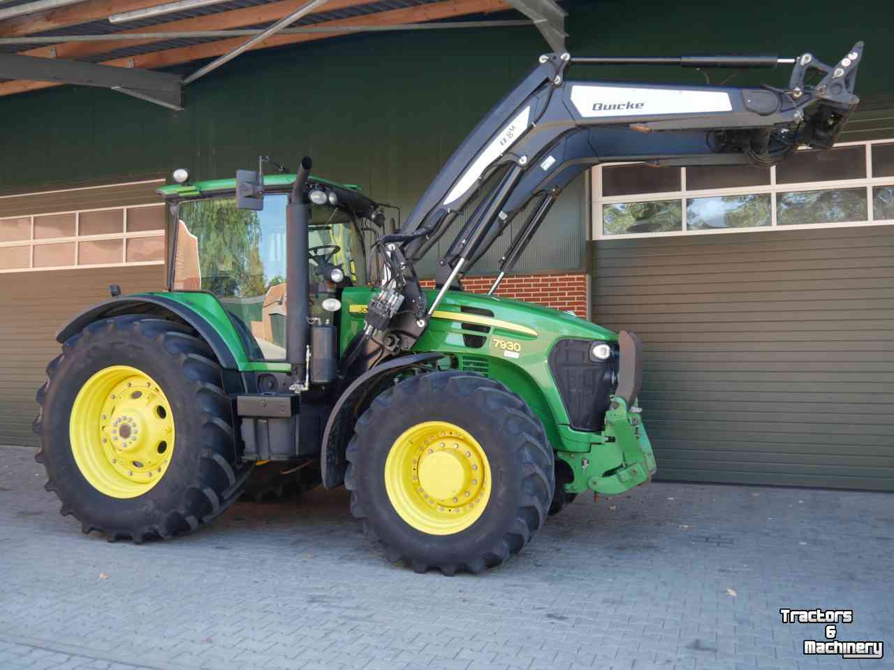 Tractor John Deere 7930 AP + Quicke Q8m lader
