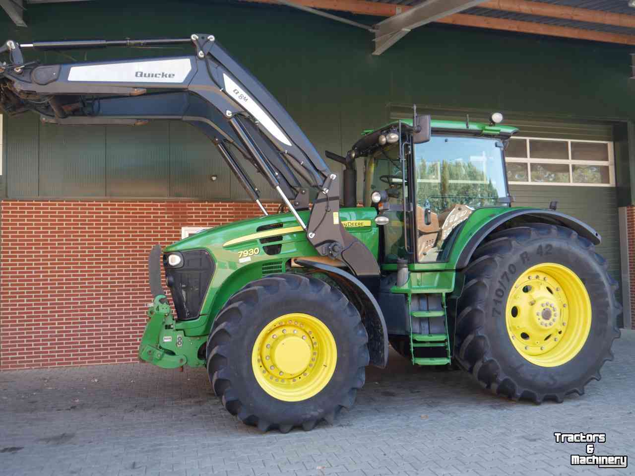 Tractor John Deere 7930 AP + Quicke Q8m lader