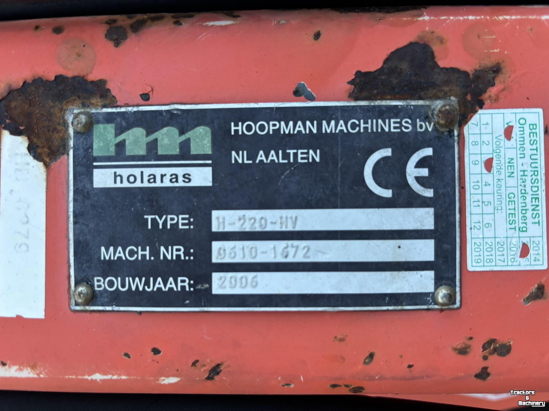 Sweeper Holaras H-220-HV